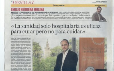 Entrevista a Emilio Herrera, Presidente de la New Health Foundation, en El Correo de Andalucía