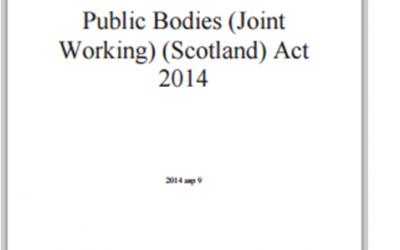 Public Bodies (Joint Working) (Scotland) Act 2014