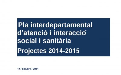 Plan interdepartamental de atención e interacción social y sanitaria (PIAISS)