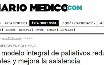 Un modelo integral de paliativos reduce costes y mejora la asistencia (Diario Médico 16/05/16)