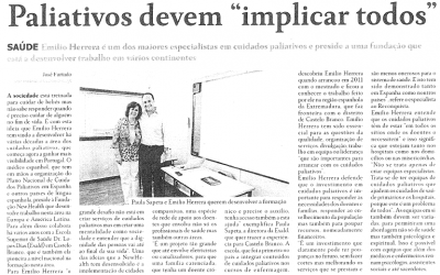Paliativos devem «implicar todos» (Diario Reconquista, Castelo Branco-Portugal 7/07/16)