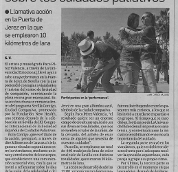 Enredados para sensibilizar sobre los cuidados paliativos (Diario de Sevilla 20/05/16)