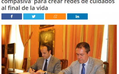 La capital se une al proyecto «Ciudad compasiva» para crear redes de cuidados al final de la vida (Europa Press 6/05/16)