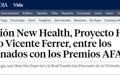 Fundación New Health, Proyecto Hombre Sevilla o Vicente Ferrer, entre los galardonados con los Premios AFA 2016 (La Vanguardia 19/10/16)