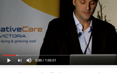 Disponibles en Youtube las ponencias de Emilio Herrera en Palliative Care Victoria Conference (Australia, julio 2016)