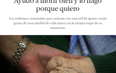 Ayudo a morir bien y lo hago porque quiero. El Español.