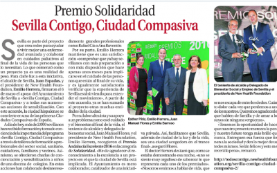 Premios Andalucía Excelente 2016 (El Suplemento. La Razón 4/11/16)