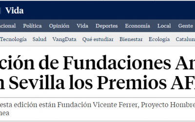 La Asociación de Fundaciones Andaluzas entrega en Sevilla los Premios AFA 2016 (La Vanguardia 24/11/16)
