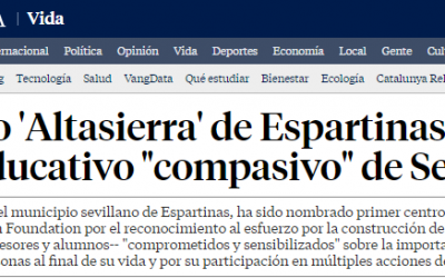 El colegio ‘Altasierra’ de Espartinas, primer entro educativo «compasivo» de Sevilla (La Vanguardia 20/12/16)