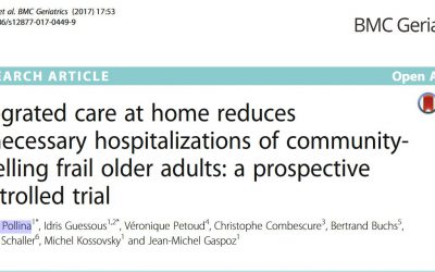 Integrated care at home reduces unnecessary hospitalizations of community- dwelling frail older adults