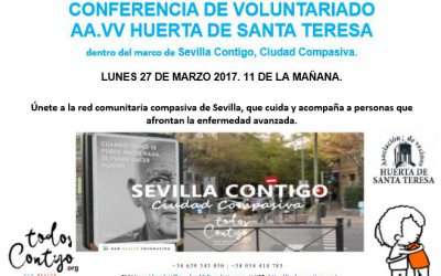 LA ASOCIACIÓN DE VECINOS HUERTA DE SANTA TERESA se interesa por el cultivo de la compasión en el distrito.