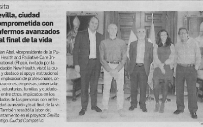 Sevilla, ciudad comprometida con enfermos avanzados o al final de la vida (Diario de Sevilla 7/04/17)
