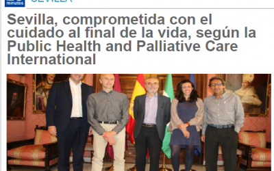 Sevilla, comprometida con el cuidado al final de la vida, según la Public Health and Palliative Care International (20 minutos 6/04/17)