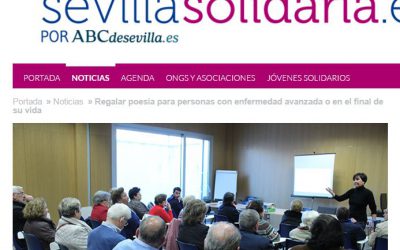Regalar poesía (Sevilla Solidaria ABC 08/05/2017)