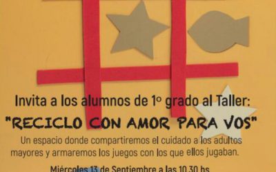 Buenos Aires. Reciclo con amor para vos.