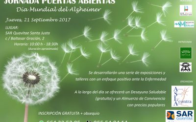Sevilla. Jornadas de Puertas Abiertas. Día Mundial del Alzheimer.