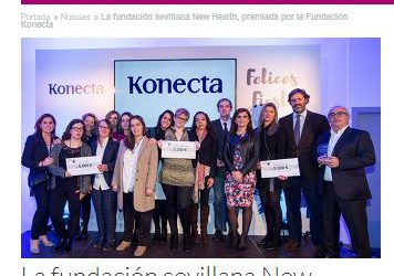 La fundación sevillana New Health, premiada por la Fundación Konecta (Sevilla Solidaria ABC 20/12/17)