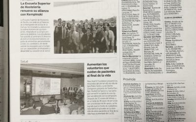 Aumentan los voluntarios que cuidan a pacientes al final de la vida (Diario de Sevilla 03/12/2017)