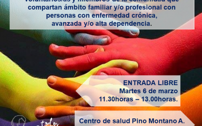 Taller REDES DE CUIDADO ante la enfermedad. Centro de Salud Pinomontano. Sevilla.