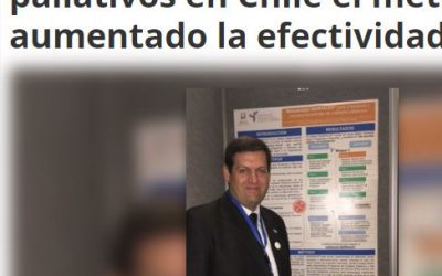 New Health presenta en un congreso sobre paliativos en Chile el método con el que ha aumentado la efectividad clínica (Europa Press 13/04/18)