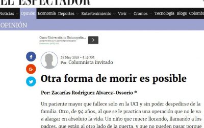 Otra forma de morir es posible (El Espectador 28/05/2018)