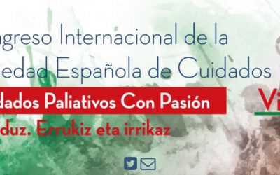 Congreso Internacional de la Sociedad Española de Cuidados Paliativos. Vitoria – Gasteiz