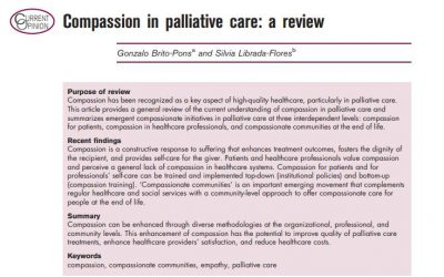 Compassion in Palliative Care: a review