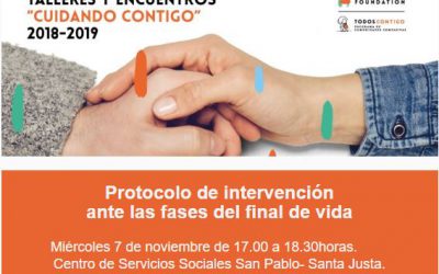 Protocolo de intervención ante las fases del final de vida. Taller Cuidando Contigo.