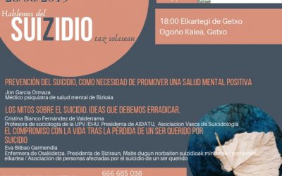 Hablemos del suixidio en Getxo Zurekin