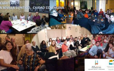 Recorrido de los Death Cafés en Sevilla Contigo. Diciembre 2017 a mayo 2019.