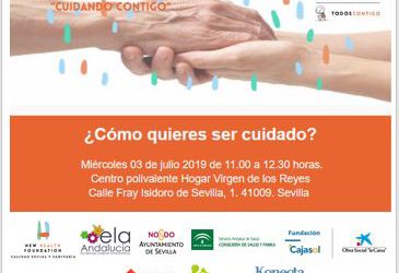 Taller Cuidando Contigo: ¿Cómo quieres ser cuidado? en Sevilla Contigo, Ciudad Compasiva.