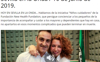Taller «Niños cuidadores» en Sevilla en la onda (Onda Cero 10/06/19)