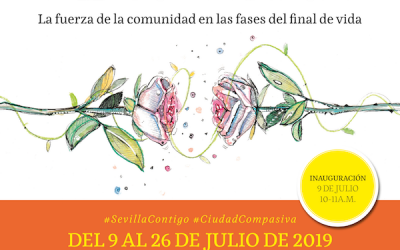 Exposición 20 Historias de Compasión en Centro de Salud Alamillo. Sevilla Contigo, Ciudad Compasiva.