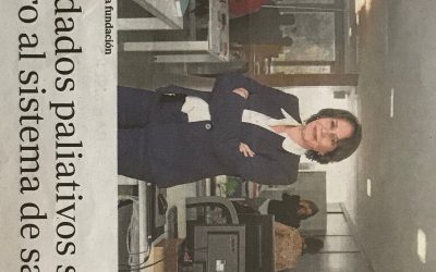 «Los cuidados paliativos suponen un ahorro al sistema de salud» (ABC de Sevila 1/12/19)