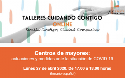 Taller online: Centros de mayores: actuaciones y medidas ante la situación de COVID-19